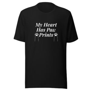 My Heart Has Paw Prints t-shirt